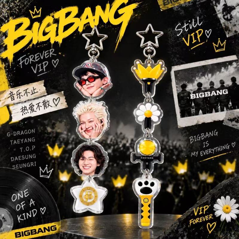 BigBang G-Dragon keychain, same design as the original, creative acrylic keychain, fan merchandise, backpack charm BigBang G-Dragon keychain, same design as the original, creative acrylic keychain, fan merchandise, backpack charm