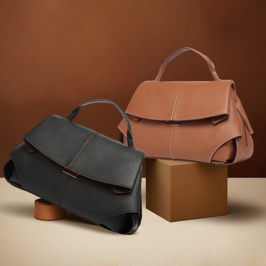 Borsa a tracolla elegante in pelle da donna, borsa a spalla_voghion.com