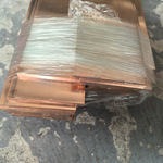 国标T2紫铜排红铜条块导电接地母线排CNC加工成品镀镍车床打孔