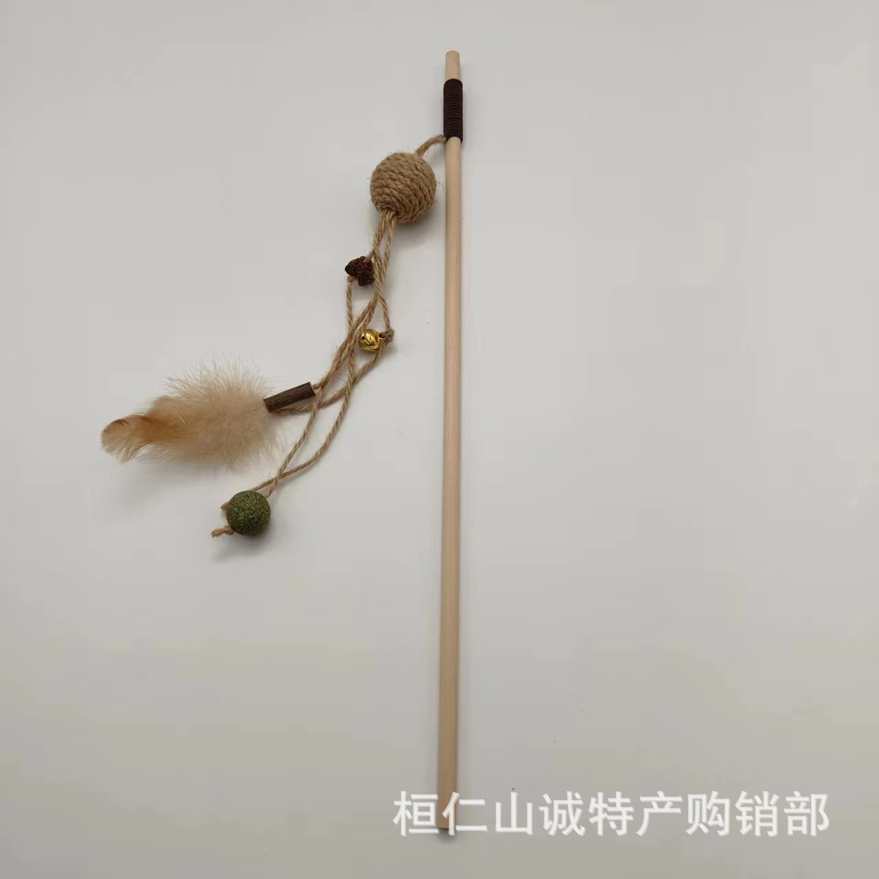 휴대용 재미있는 고양이 스틱 Polygonum 멀티 플럼 대마 볼 깃털 민트 볼 스타일