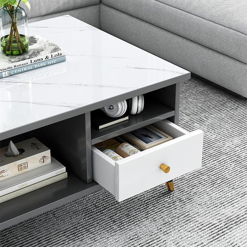 Yijiada light luxury coffee table Nordic small apartment simple modern living room home TV cabinet multi-functional small table side table