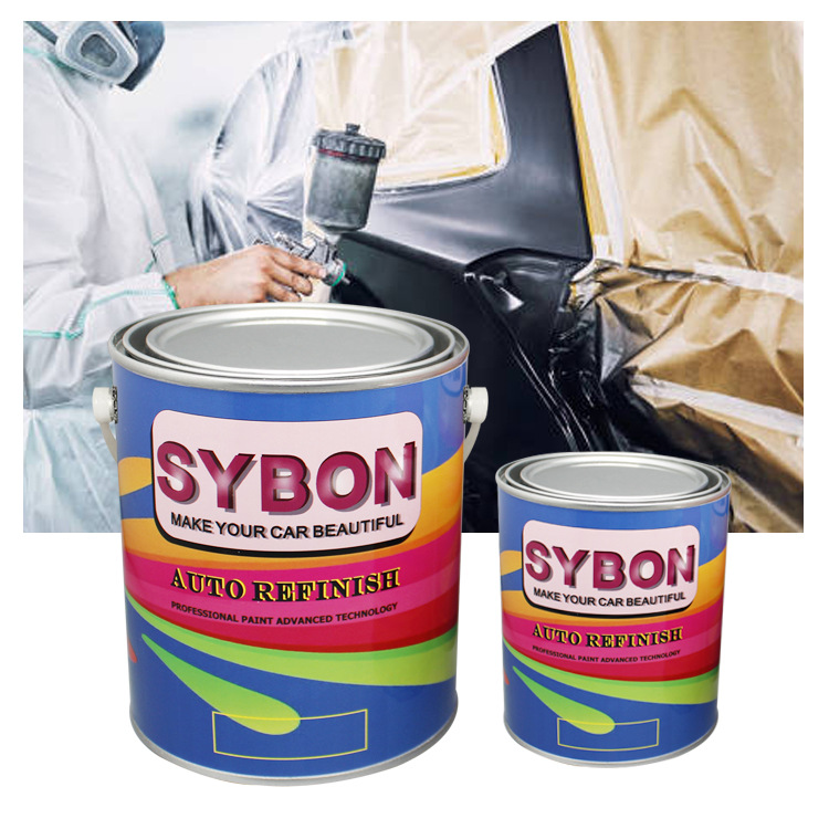 Automotive paint high solid content 1K black auto paint