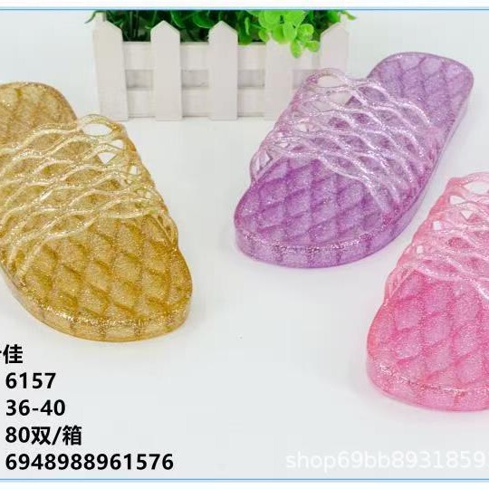 No Free Shipping Xibujia Flat Crystal Shoes Mom Slippers Women's Sandals Home Outing Wear-Resistant Grandma Crystal Slippers Wholesale No Free Shipping Xibujia Flat Crystal Shoes Mom Slippers Women's Sandals Home Outing Wear-Resistant Grandma Crystal Slippers Wholesale