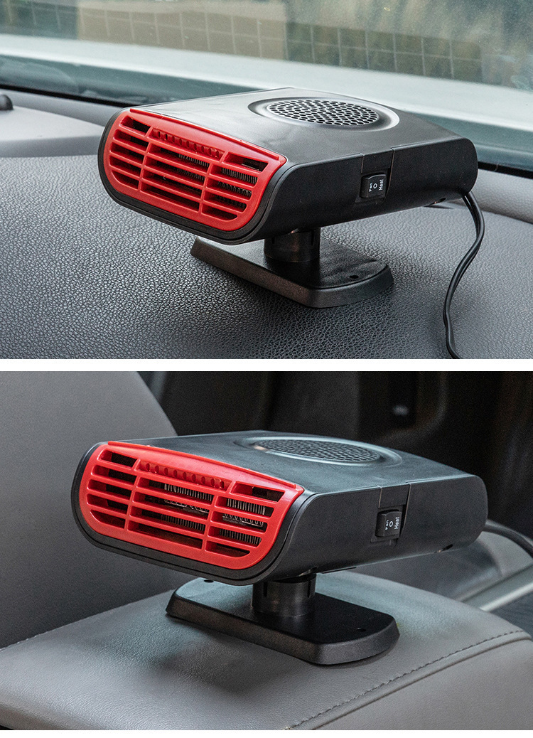 Manufacturer Wholesale New Model Car Heater Defroster Heater Fan Cross-Border 12V24V Portable Car Heater