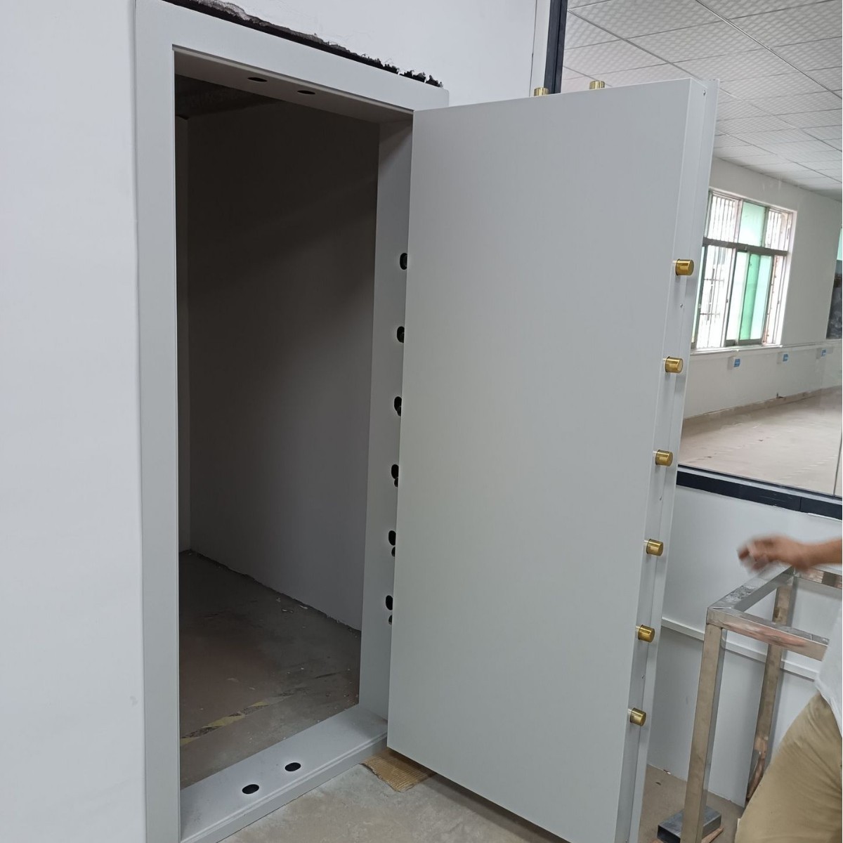 加工定规格银行珠宝防盗金库门 电子密码金店库门品质可靠包安装