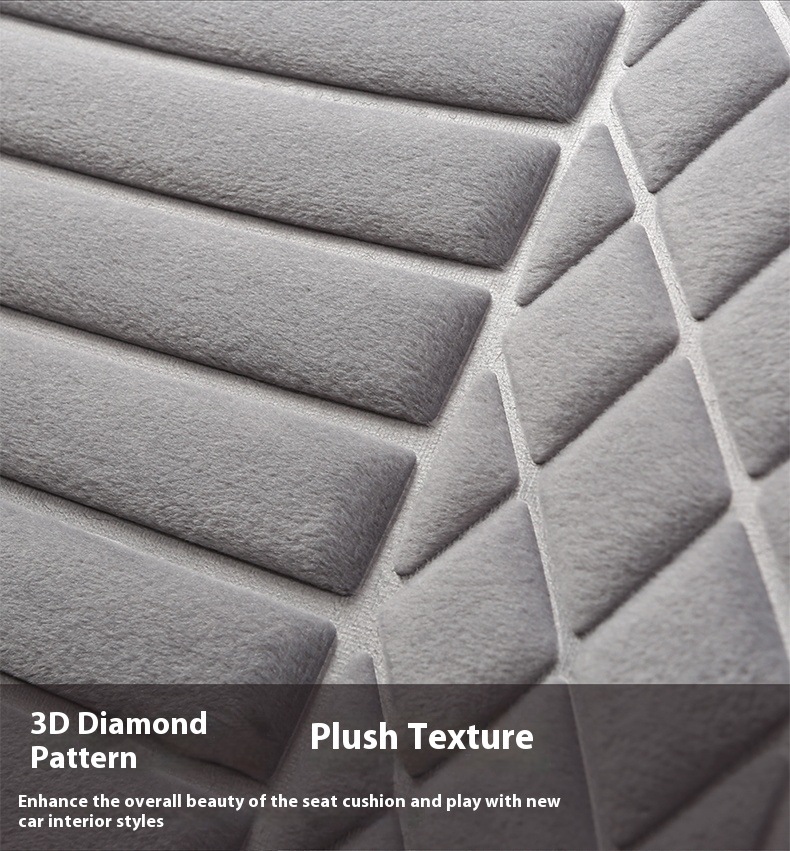 Heated Seat Cushion Fcc Certified Ce Winter Plush Cushion Car Plush Seat Cushion Car Accessories Winter Car Seat Cushion