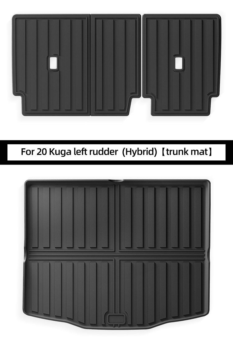 Suitable for 20 Ford Kuga European Left-Hand Drive Hybrid Car Floor Mats Tpe Fully Environmentally Friendly Trunk Mats
