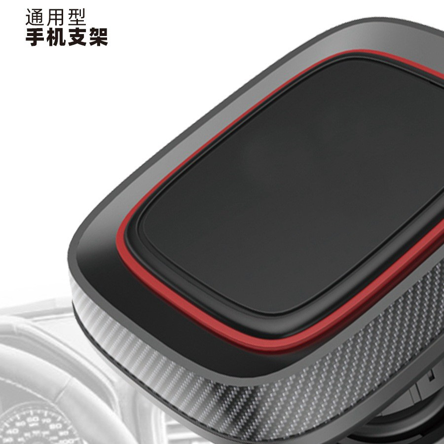 Cross-border creative navigation strong magnetic bracket multi-angle folding 720 rotating metal magnetic car mobile phone bracket