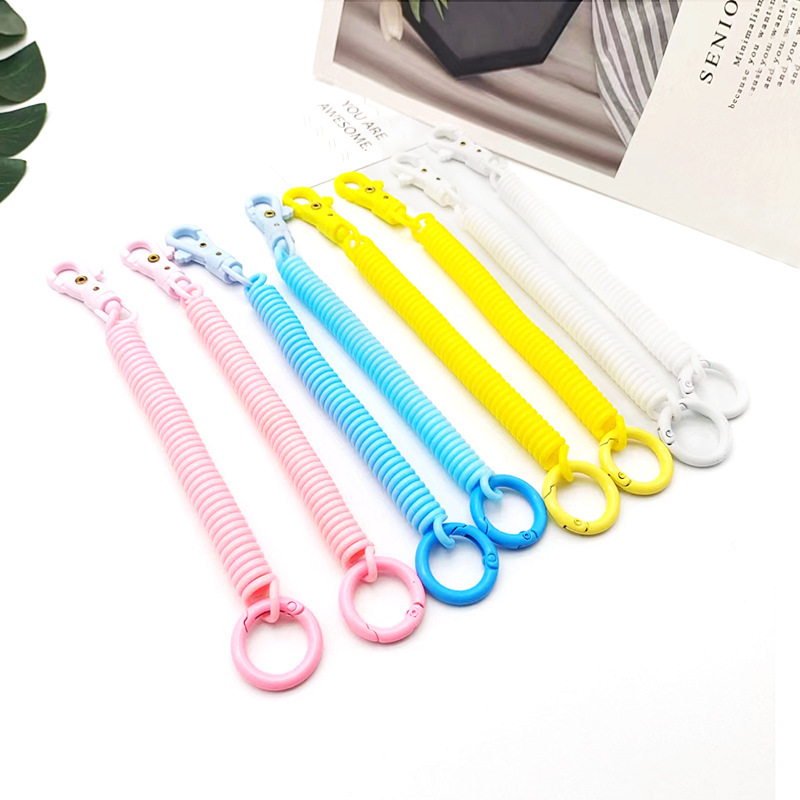 Manufacturer Wholesale Jelly Color Phone Cord Key Chain Card Set Lanyard Key Chain Elastic Anti-Lost Rope Plastic Spring Rope Manufacturer Wholesale Jelly Color Phone Cord Key Chain Card Set Lanyard Key Chain Elastic Anti-Lost Rope Plastic Spring Rope