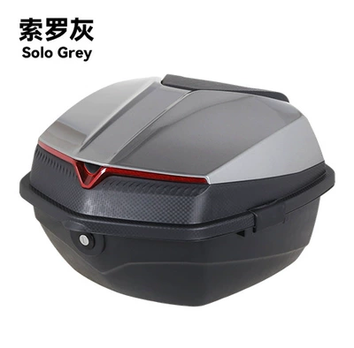 Electric Scooters and Mopeds Storage | Electric car tail box - solo-gray-tail-box-free-installation-accessories