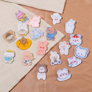 Japanese Girl's Brooch Cute Trinket ins Trendy Cartoon Personalized Pin Anti-Light Buckle Accessories Medal