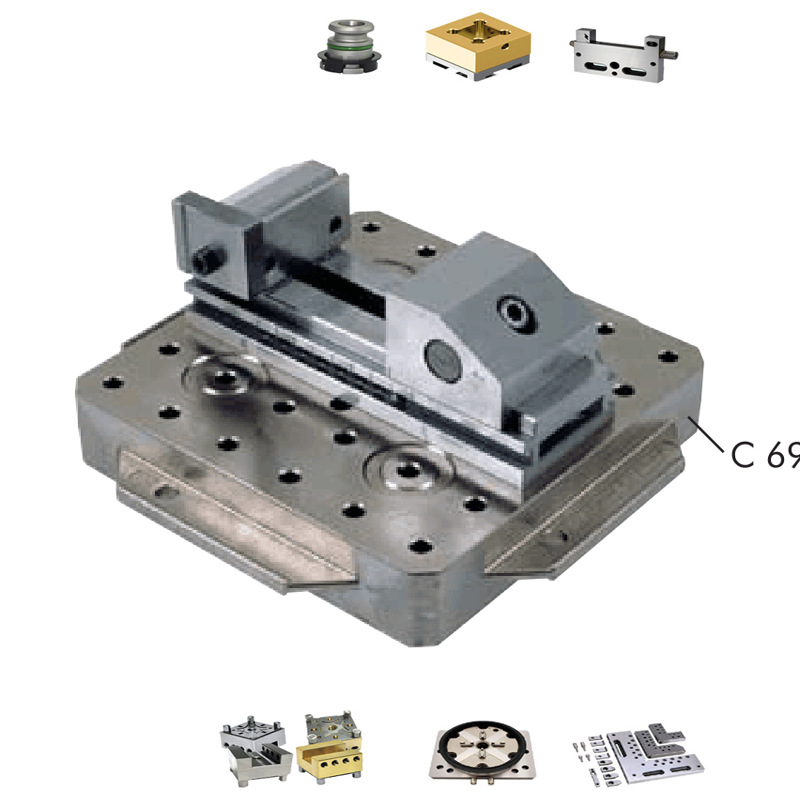 C585 400 GPS 240 Pallets with vice System 3R  chuck pallet