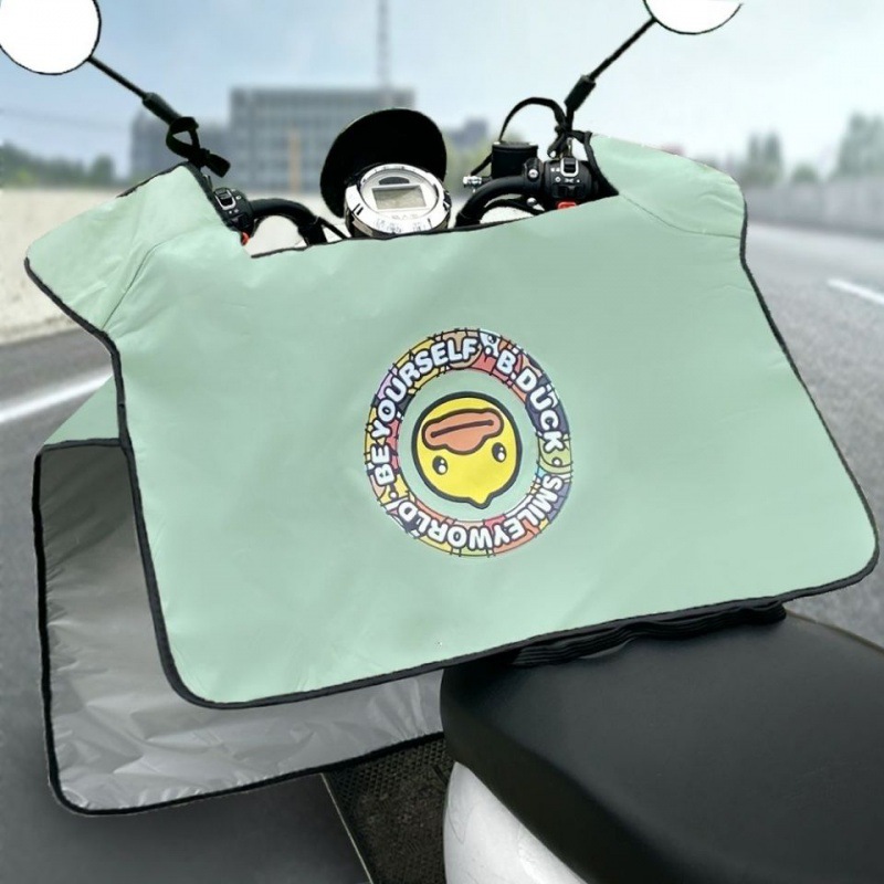 电动车车挡风被夏季摩托车防晒防水电车电瓶车防雨遮阳罩夏天薄款|ru