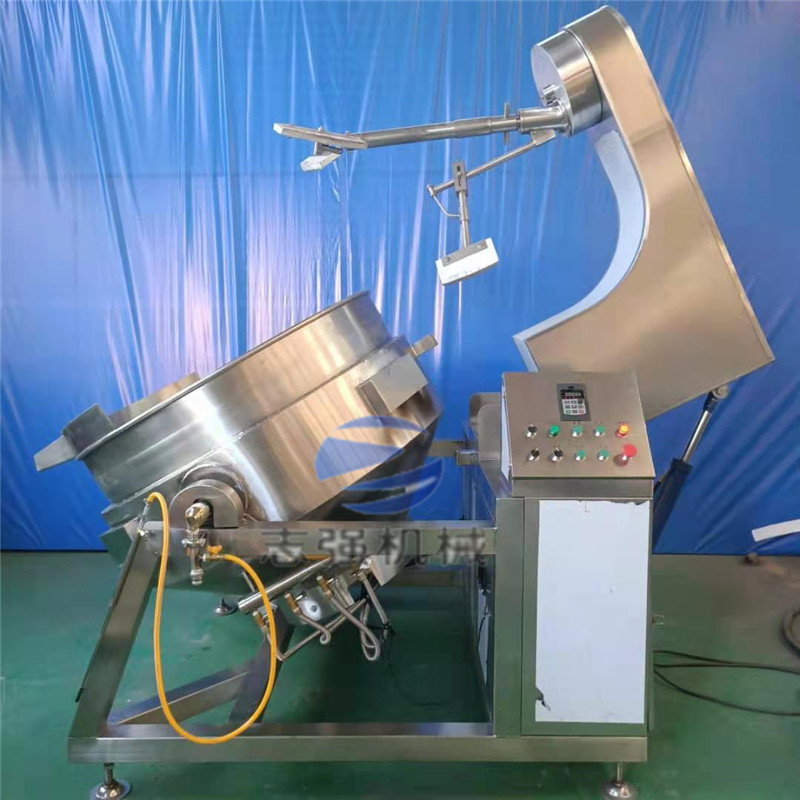 重庆特产小吃炒凉虾面锅 软糯香甜月饼馅料炒锅 全自动燃气炒菜机