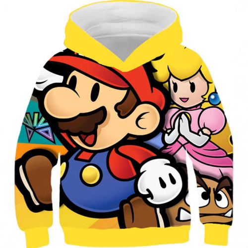  foreign trade children's sweatshirt with 3D digital printing, cartoon pattern children's sweatshirt