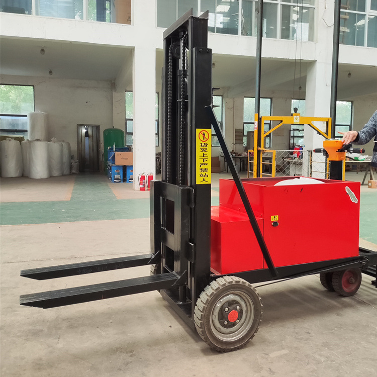 站驾式电动叉车 小型液压升降随车叉堆高车 全电动叉车厂家