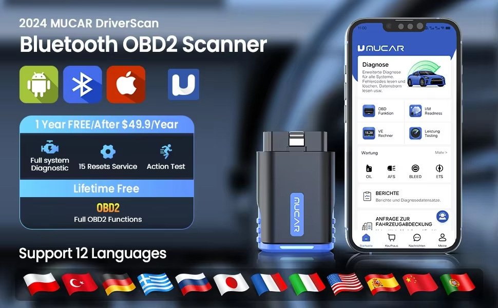 Wholesale Mucar Driverscan Full System Obd2 Diagnostic Scan