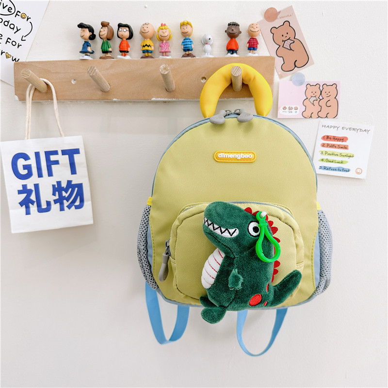 Mochila de jardín de infantes para niños, mochila de hombro encantadora para niños y niñas, muñecas de dibujos animados para salir a la marea del turismo