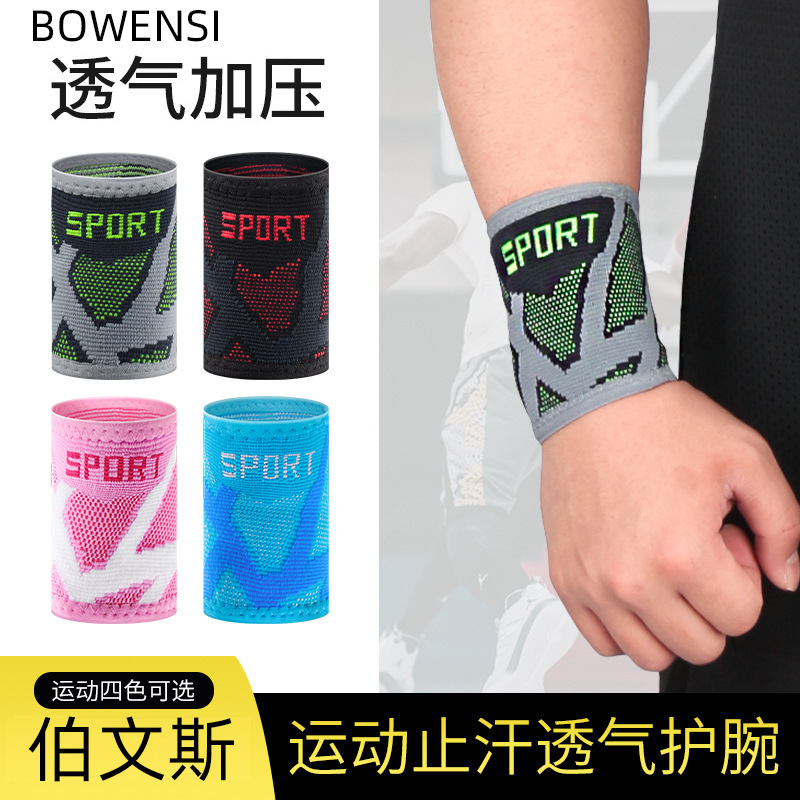 Sports Wrist Guards for Basketball, Tennis, Badminton, Fitness, Weightlifting, Unisex, Breathable, Compression Wrist Guards for Sprains