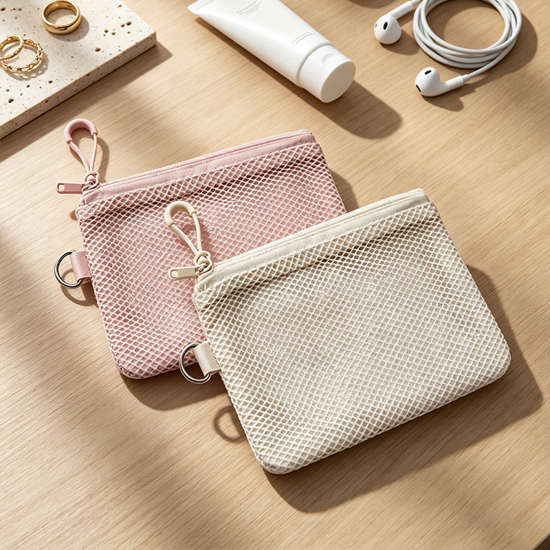 MJ-style portable storage bag for data cables, chargers, headphones, mobile phones, and power banks, portable mini pouch MJ-style portable storage bag for data cables, chargers, headphones, mobile phones, and power banks, portable mini pouch
