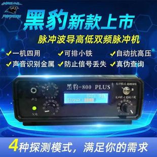 Ll Underground Metal Detection Instrument Sand Gold Silver Copper Black Panther 800-Puls Pulse Treasure Hunter Copper Pipe Steel Plate 20