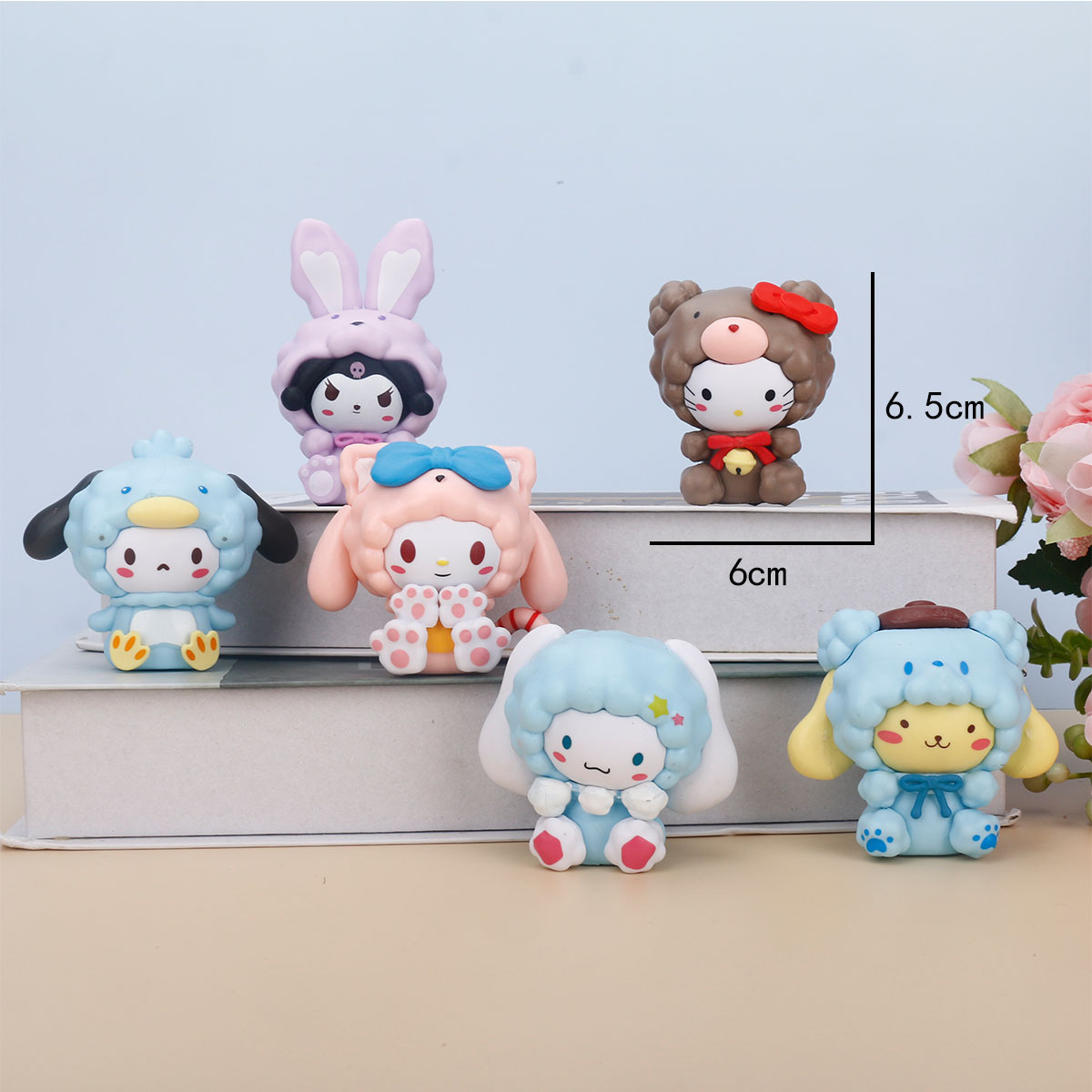 PVC 6 세대 만화 의류 멜로디 가방