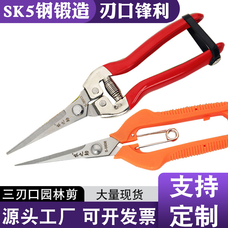 蒲田稀果剪摘果剪园林剪刀摘果枸杞子葡萄采摘园艺剪枝剪修剪修枝