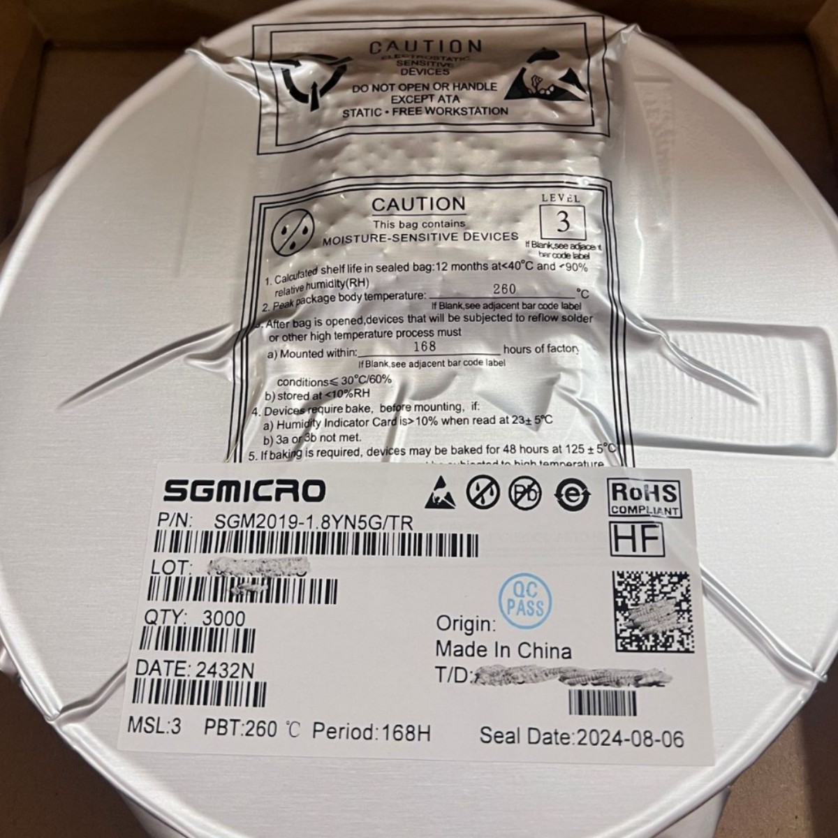 供应LDO稳压芯片 SGM2019-1.8YN5G/TR 原装现货 全系列电压支持