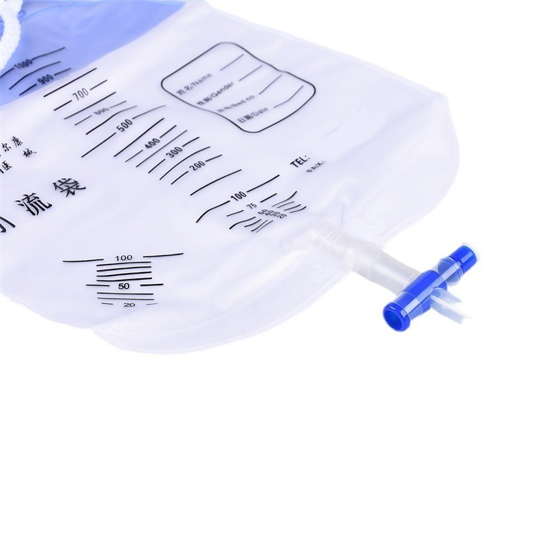 康医用逆流防止使い捨てドレナージ袋1000ml/2000ml男女尿袋独立バッグ|undefined