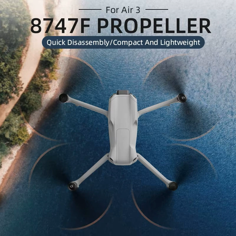 Подходит для DJI Air3 легкая пропеллерная 8747F быстрая складная лопасть дрон аксессуары