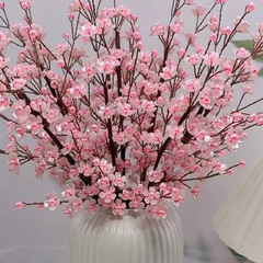ロマンチックな桜の材料はdiyを包んで手で花束の桜を編みます。