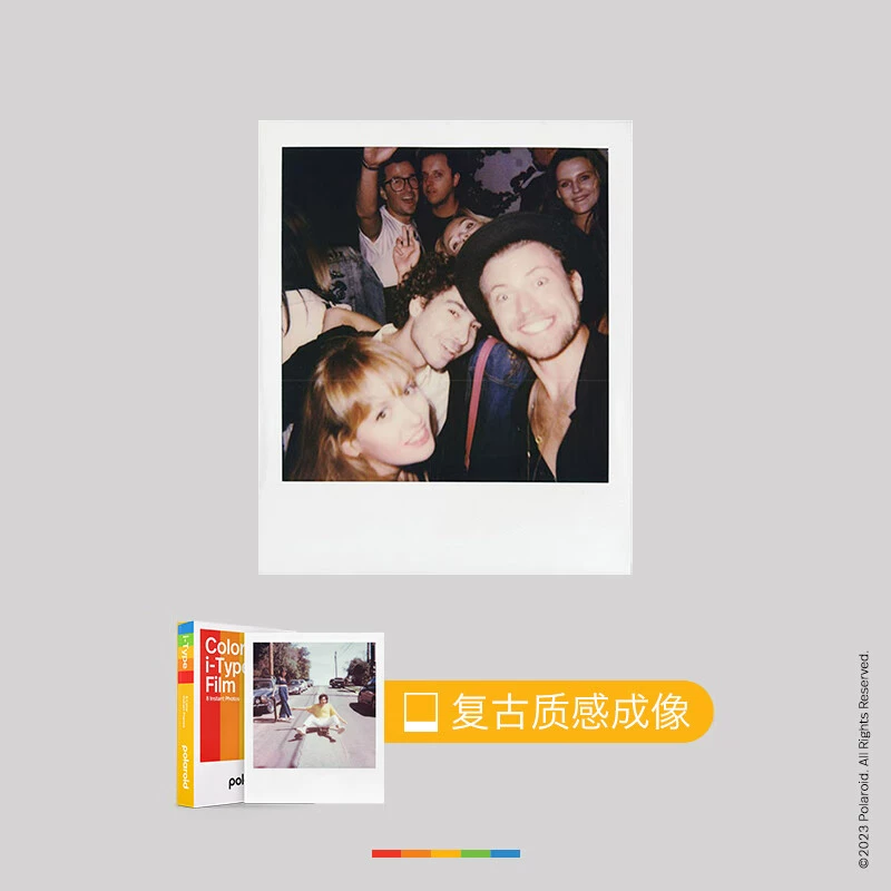 Полароид (Polaroid) I-TYPE тип фотопленки бумага один снимок белая коробка цвет подлинная
