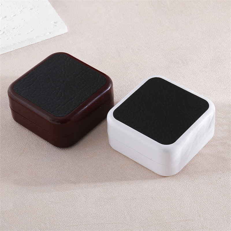 红色领带夹袖扣盒 三件套盒 精美包装袖钉礼品盒酒红色喜庆礼物