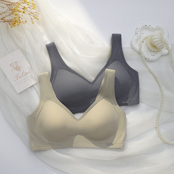 Y62 ropa interior femenina copas fijas juntas anti-caída chaleco sin anillo de acero bra ligero