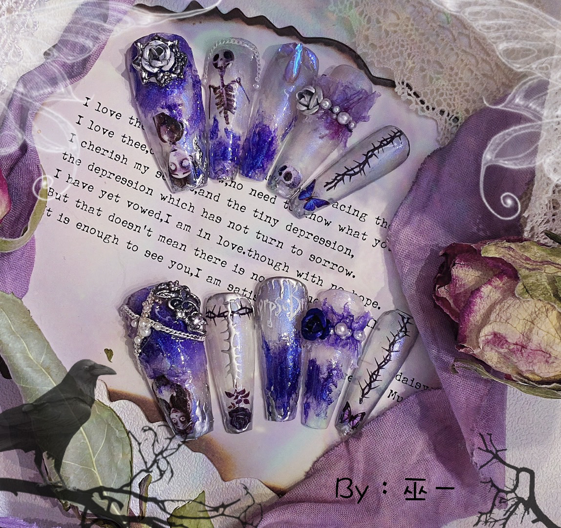 tomoni薄韧258magico茉纪美甲贴日系贴纸5d指甲贴pro僵尸新娘贴纸|ms