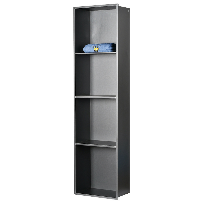 New luxury high-end bathroom bathroom embedded stainless steel niche storage wall cabinet factory direct sales