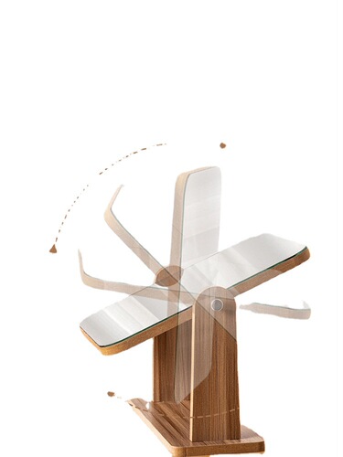 Mirror for student dormitory, makeup mirror, desktop standing, office desk, Instagram style, household small high-definition wooden