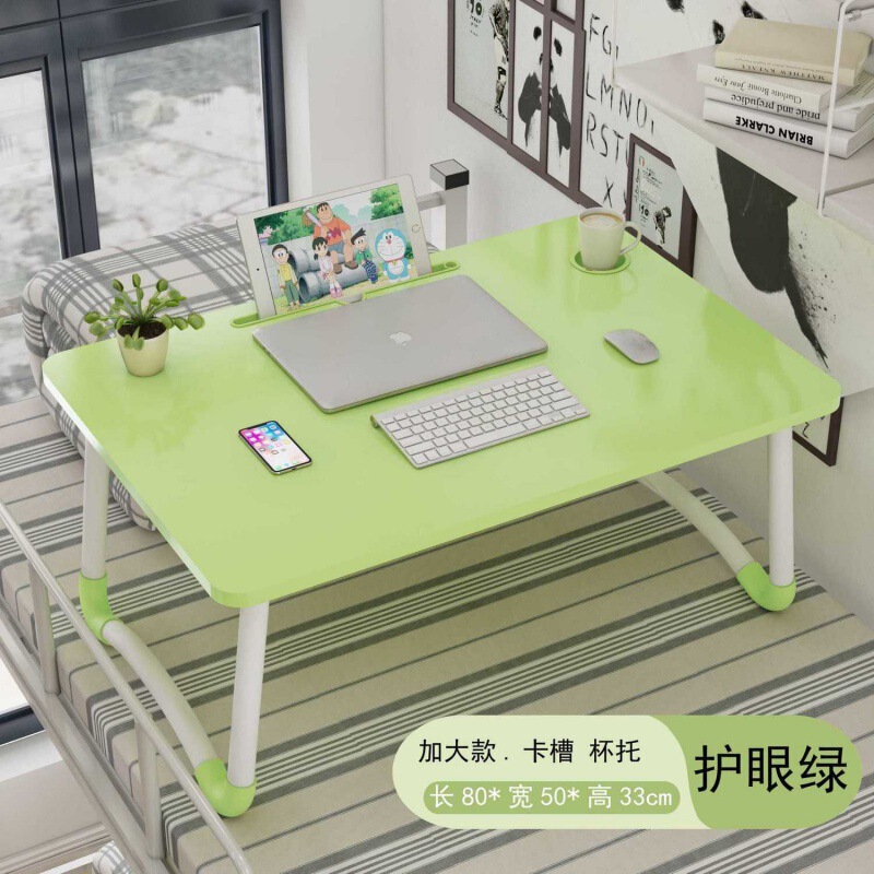 高さのあるベッドデスク学生寮ライティングホームコンピュータ怠惰な小さなテーブル折りたたみ式大型シンプルな寝室|undefined