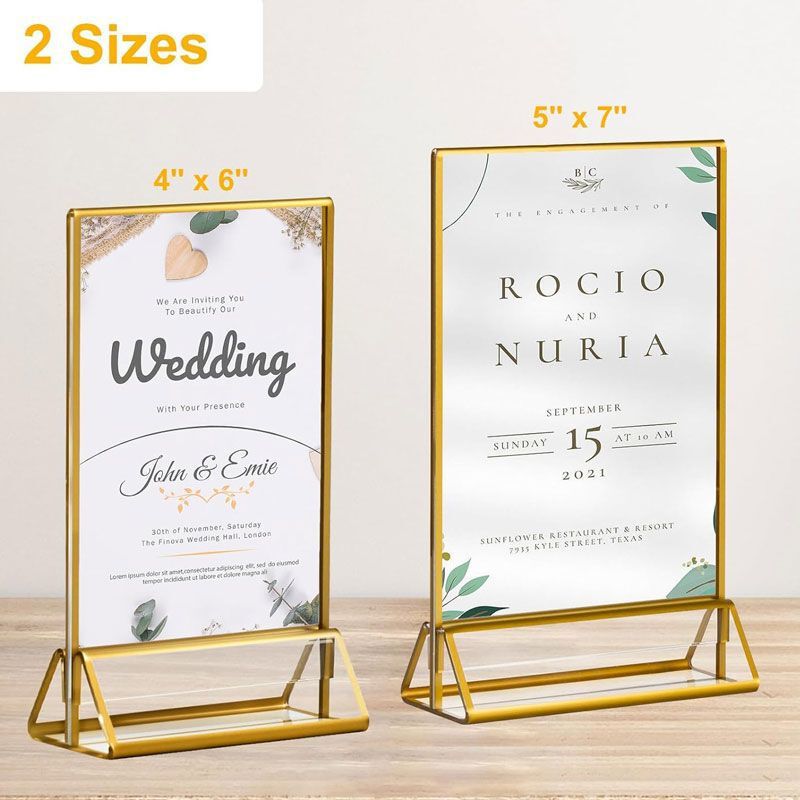 透明プノンペン色合わせins風創意デスクトップカードメニュークリップアクリル立体結婚式番号札|undefined