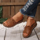 Casual 2025 plus size Simple Thick Bottom New Summer Cross-border Cool Women's Shoes Slope European and American Foreign Trade Slippers