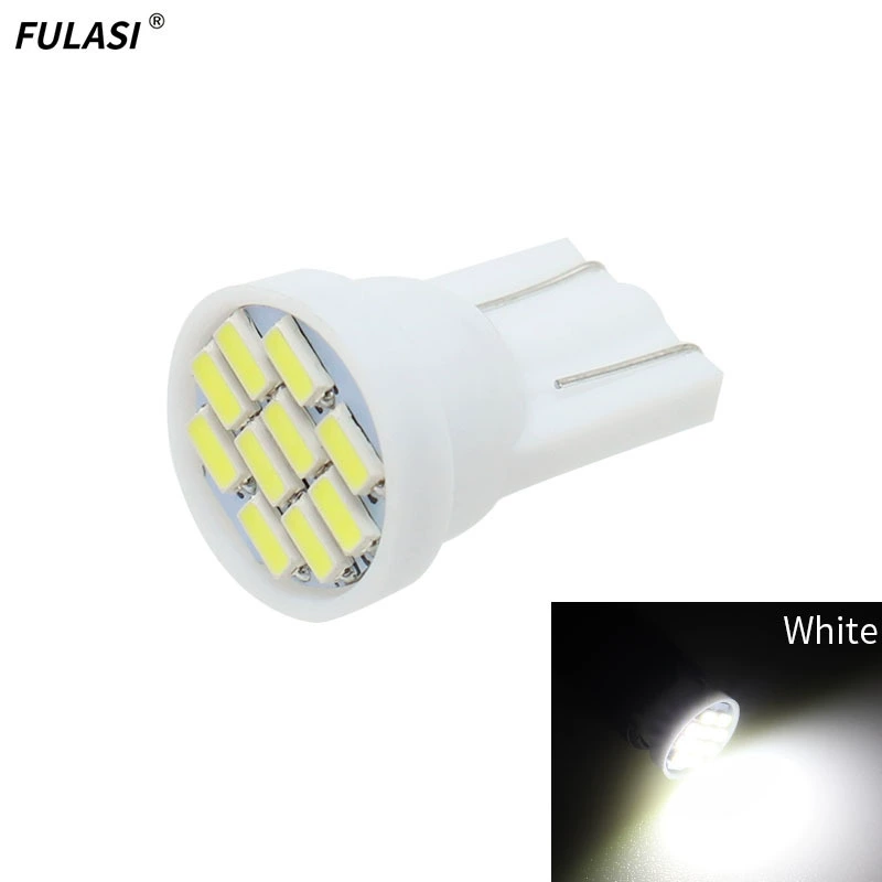T10(W5W) Светодиодный Автомобильный свет ширина света маленький свет Освещение номерного знака внутренний свет 3014 10 свет