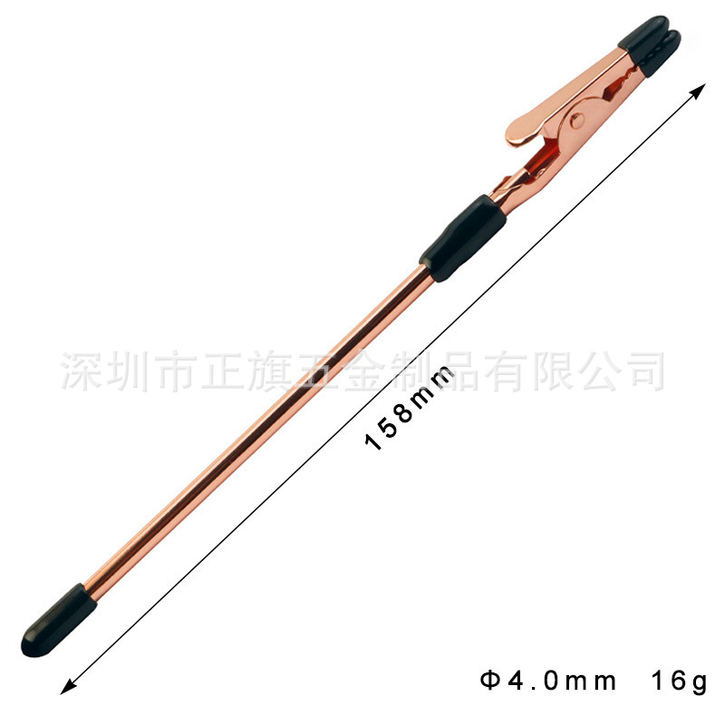 En stock para Super elástico de metal dentado cocodrilo nota clip pulsera joyería con clip auxiliar multifuncional