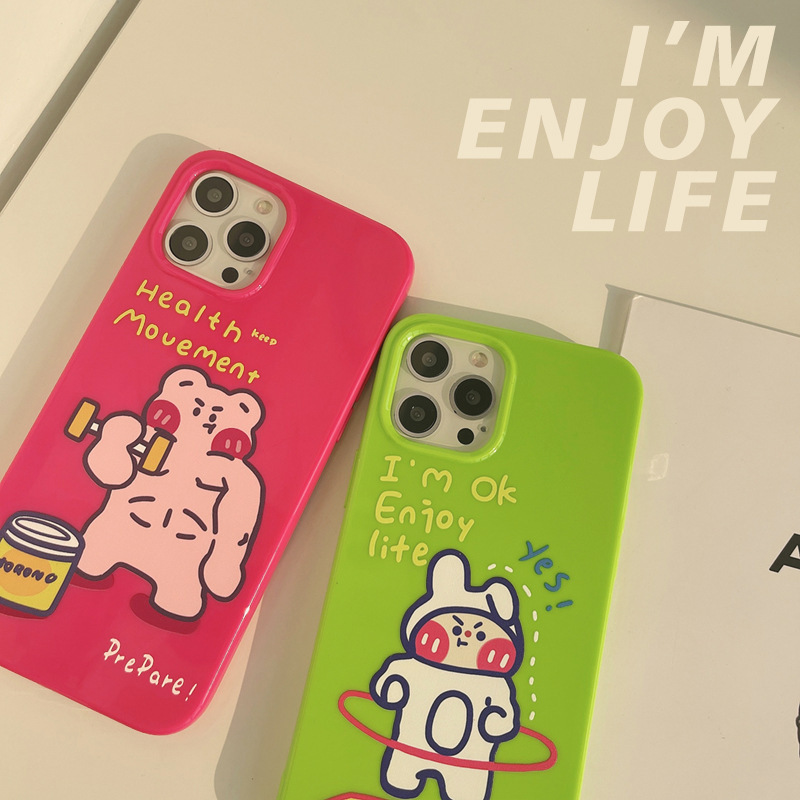 Trendy iPhone 16 Apple Phone Case 17 Pro Max Cartoon 11/Xr Thick Glossy 15 Suitable for Personalized 14 Trendy iPhone 16 Apple Phone Case 17 Pro Max Cartoon 11/Xr Thick Glossy 15 Suitable for Personalized 14