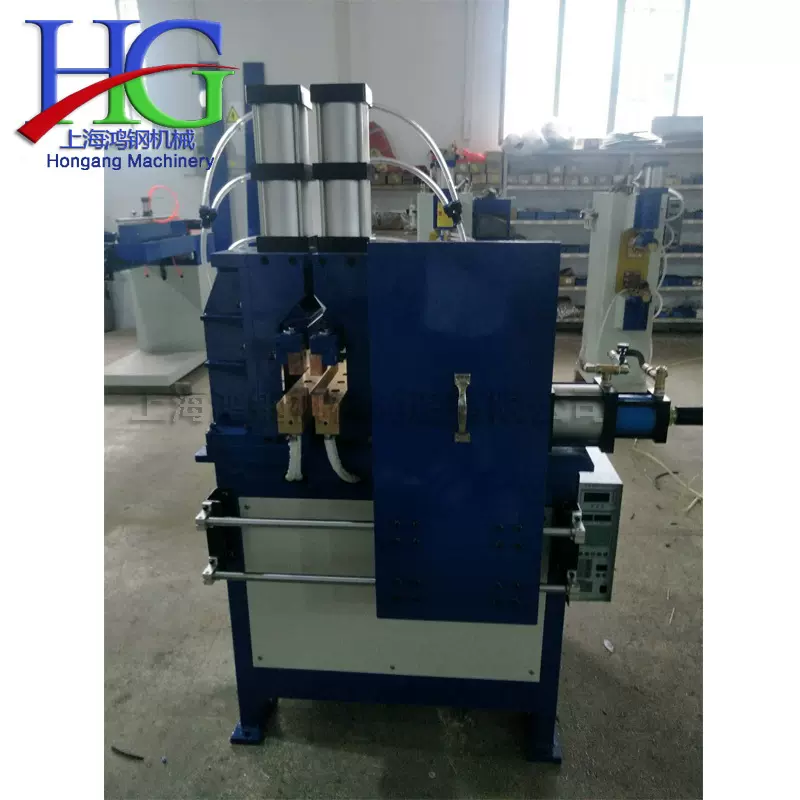 UN液压闪光焊接机 自动夹紧金属环对焊机 建筑钢筋方管碰焊机