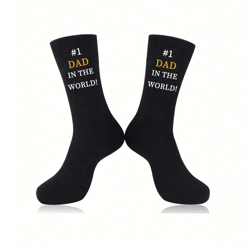 Cross-Border Hot-Selling Large-Size World's Best Dad Mid-Calf Cotton Socks for Men, Sweat-Absorbent and Breathable Trendy Socks Suitable for Father's Day Cross-Border Hot-Selling Large-Size World's Best Dad Mid-Calf Cotton Socks for Men, Sweat-Absorbent and Breathable Trendy Socks Suitable for Father's Day