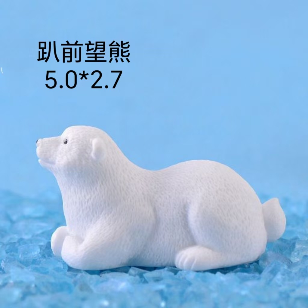 Adornos de osos polares, peceras, muñecas de paisajismo, muebles creativos para el hogar, decoración de escritorio, fabricantes de accesorios de micropaisaje