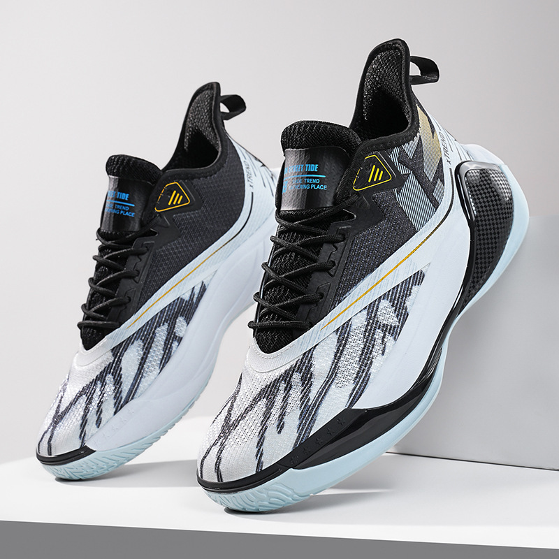 Iverson's New Autumn and Winter Sports Men's Shoes, Mesh Breathable Travel Shoes, Non-Slip, Wear-Resistant, Shock-Absorbing, Running, Casual Basketball Shoes