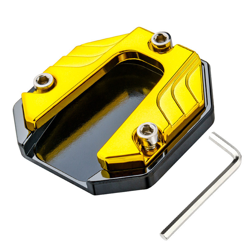 Base de soporte de soporte de pie de motocicleta cubierta protectora de almohadilla de pie lateral de vehículo eléctrico piezas de modificación antideslizante de vehículo de batería