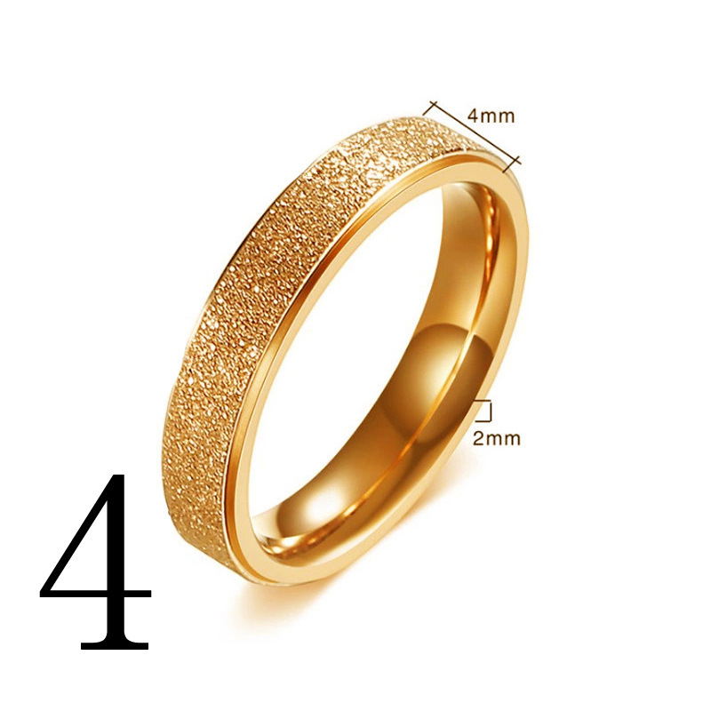 Joyería de acero Titanium vendedora caliente transfronteriza fabricante masculino del anillo esmerilado hueco del acero inoxidable del estilo europeo y americano de la cadena giratoria