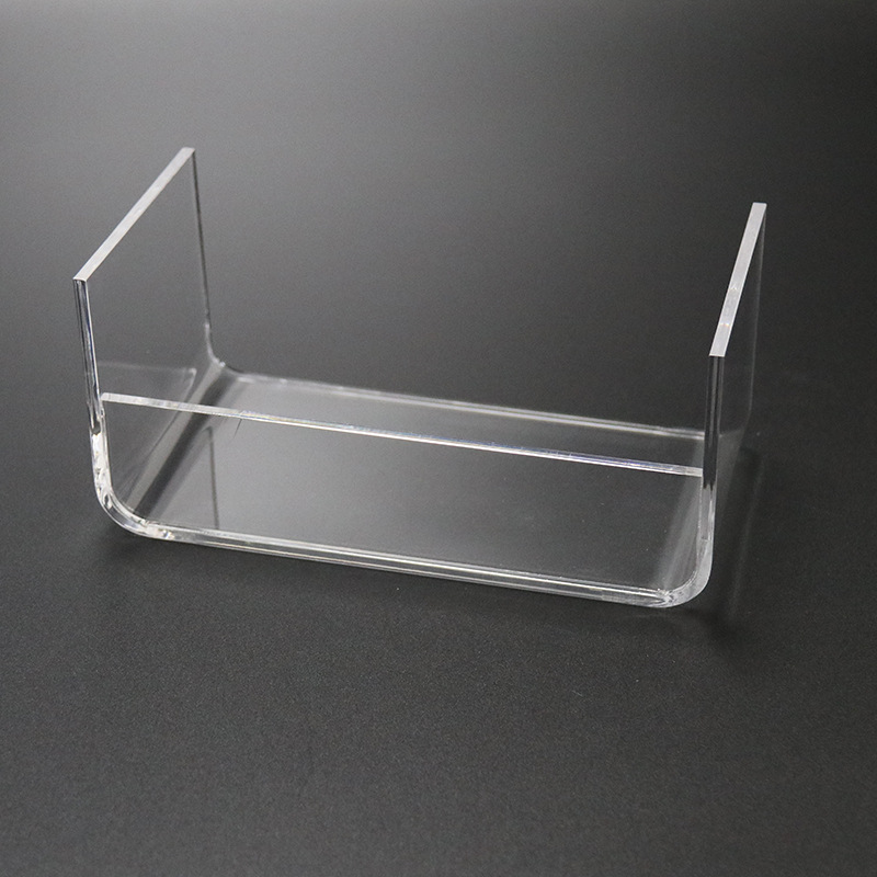 亚克力展示架子亚克力板折弯件工艺品加工透明PC板热弯UV丝网印刷